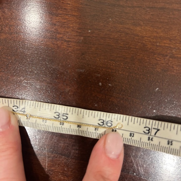 14k yellow gold chain. 36” length. Brand new. - Picture 5 of 7